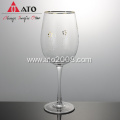 Clear wine glasses champagne goblet glass